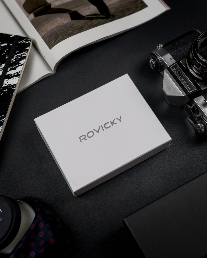 Гаманець чоловічий Rovicky 1552-03-BOR-BROWN-BLK Гаманець чоловічий Rovicky 1552-03-BOR-BROWN-BLK