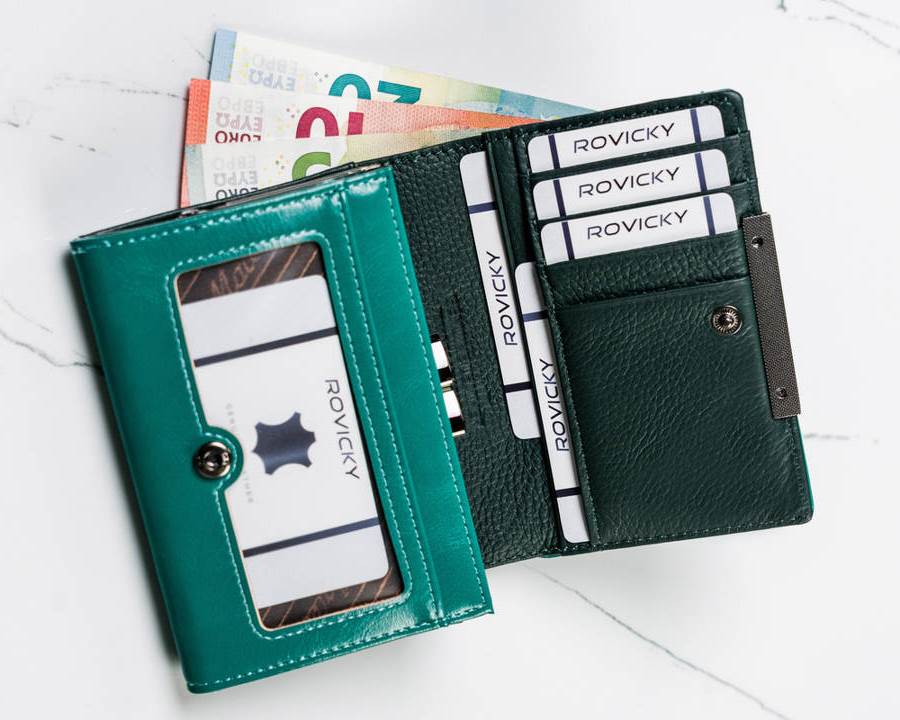 Гаманець жіночий MALEDIVES M-P30-21-TURQUOISE Гаманець жіночий MALEDIVES M-P30-21-TURQUOISE