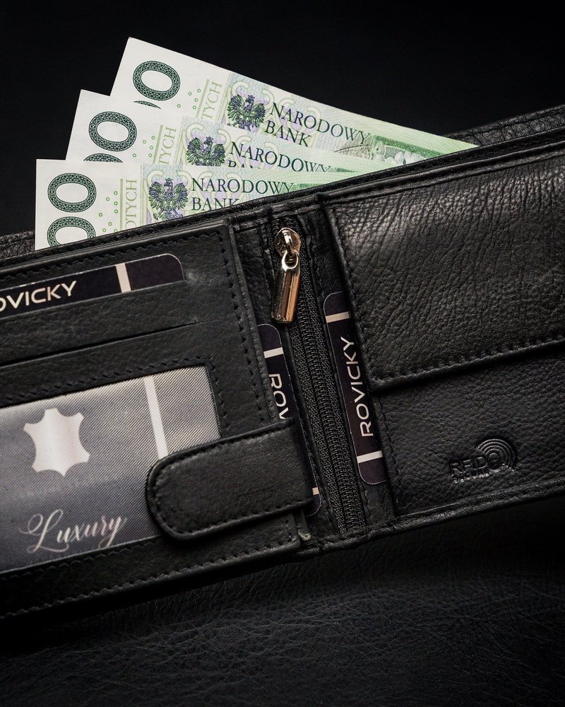 Гаманець чоловічий Rovicky N992-PZ-CCR-BLACK Гаманець чоловічий Rovicky N992-PZ-CCR-BLACK