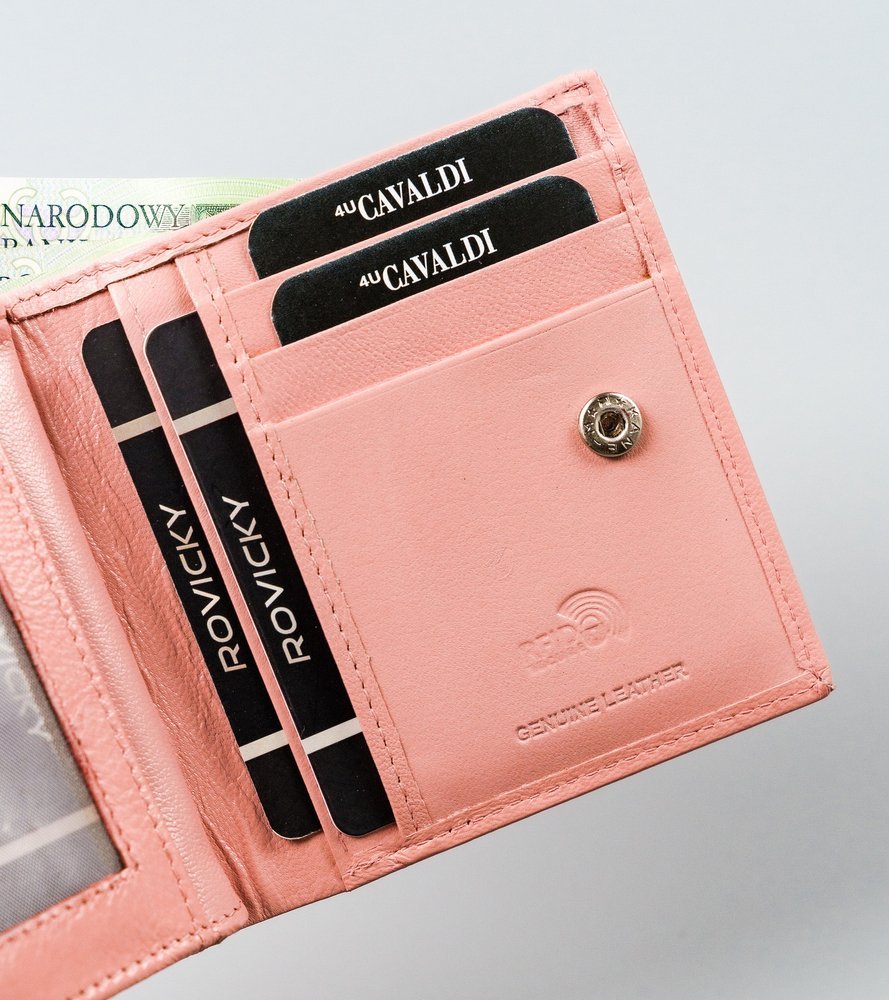 Гаманець жіночий Cavaldi RD-16-GCL-SALMON Гаманець жіночий Cavaldi RD-16-GCL-SALMON