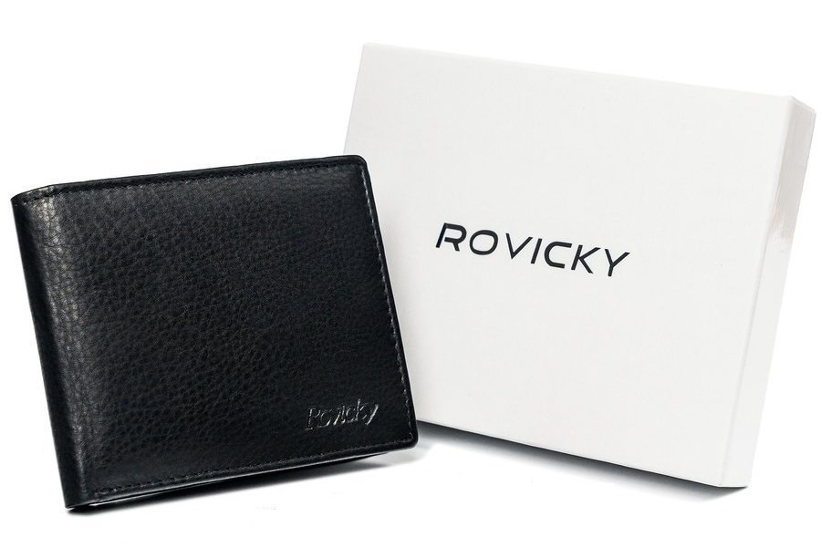 Гаманець чоловічий Rovicky N8824-PZ-CCR-BLACK