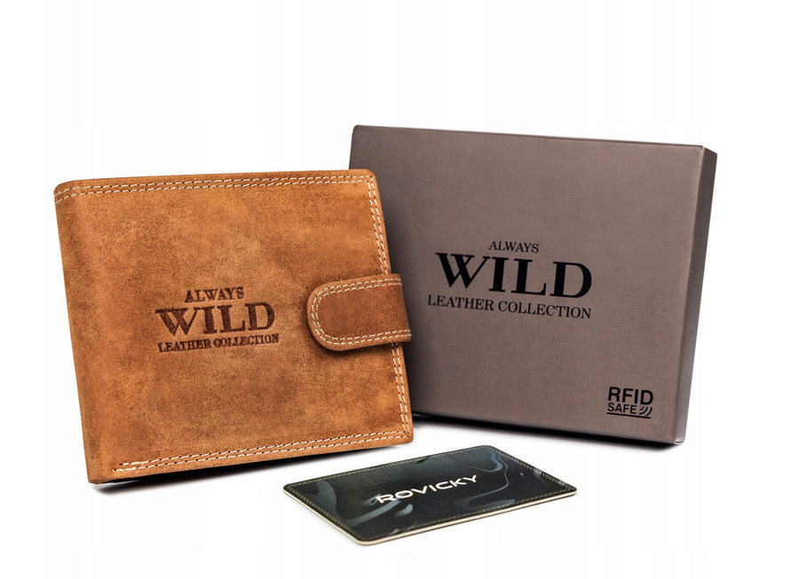 Гаманець чоловічий Always Wild N992L-P-CHM-COGNAC