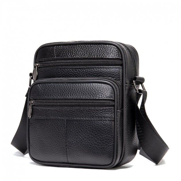 Сумка шкіряна DNK Leather dnk-14992 чорна Сумка шкіряна DNK Leather dnk-14992 чорна