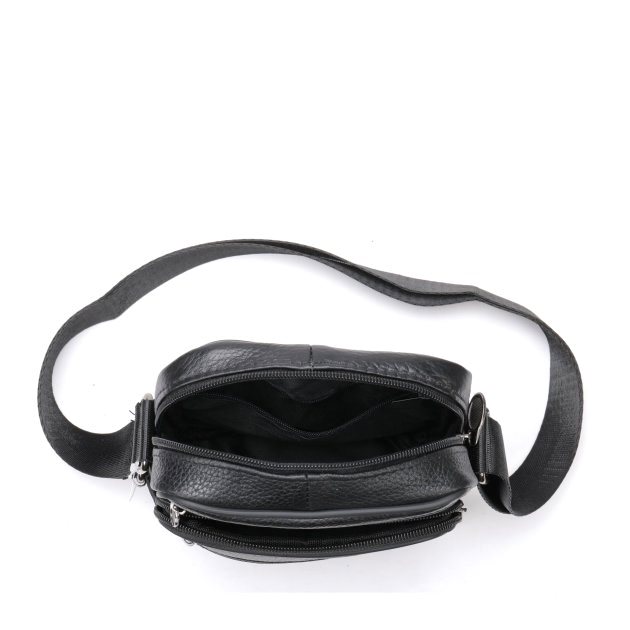 Сумка шкіряна DNK Leather dnk-14992 чорна Сумка шкіряна DNK Leather dnk-14992 чорна