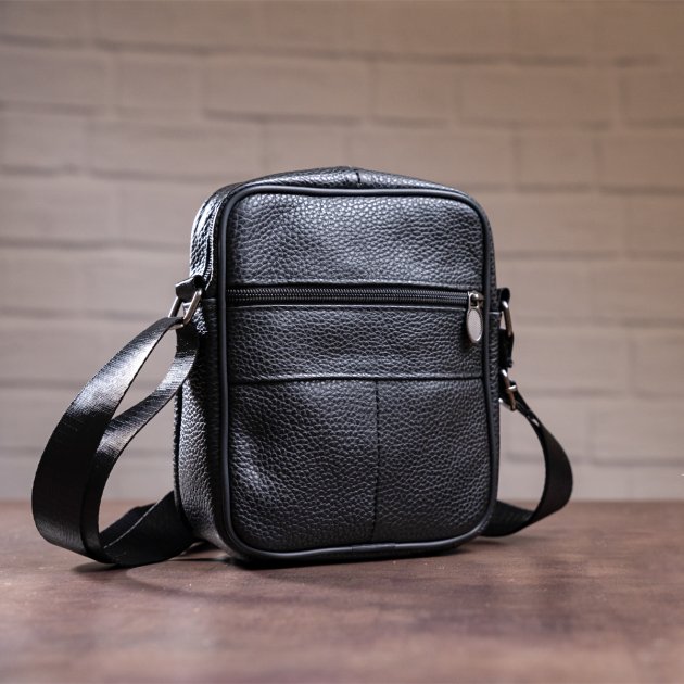 Сумка шкіряна DNK Leather dnk-14992 чорна Сумка шкіряна DNK Leather dnk-14992 чорна