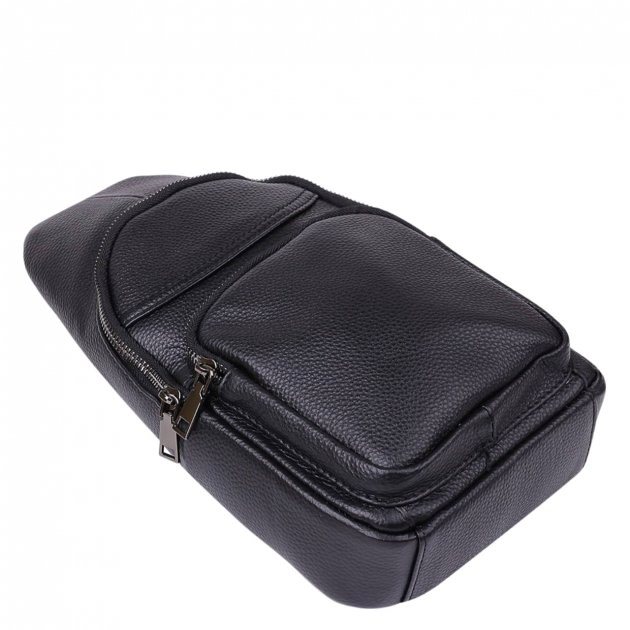 Сумка-слінг шкіряна DNK Leather dnk-20202 чорна Сумка-слінг шкіряна DNK Leather dnk-20202 чорна