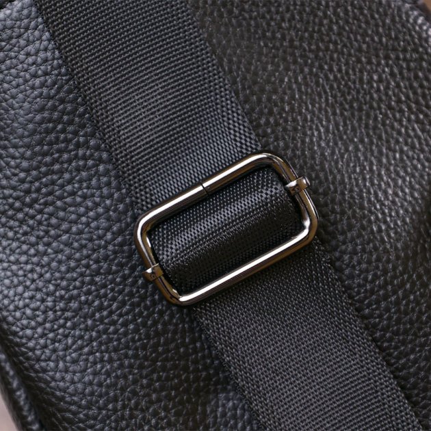Сумка-слинг шкіряна DNK Leather dnk-20672 чорна Сумка-слинг шкіряна DNK Leather dnk-20672 чорна