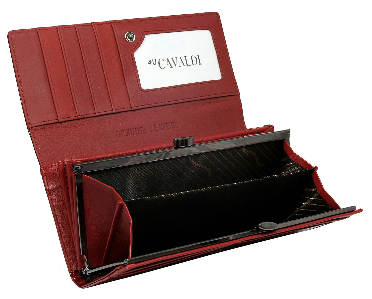 Гаманець жіночий Cavaldi H24-3-RS9-RED Гаманець жіночий Cavaldi H24-3-RS9-RED