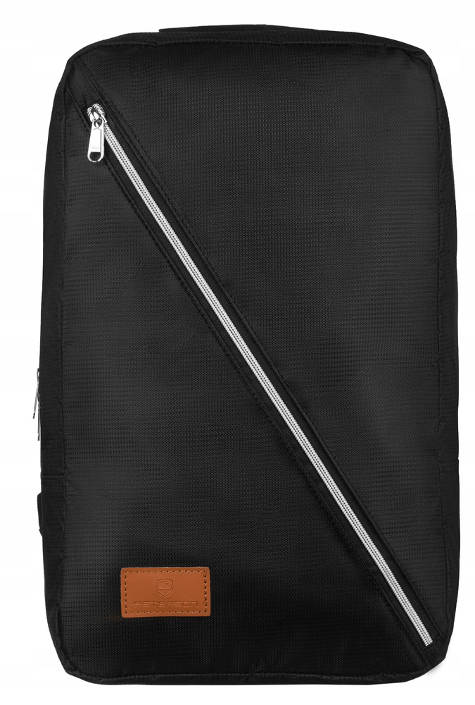 Дорожній наплічник для ручної поклажі 40 x 20 x 25 PETERSON PTN-BPP-08-BLACK-SILVER Дорожній наплічник для ручної поклажі 40 x 20 x 25 PETERSON PTN-BPP-08-BLACK-SILVER