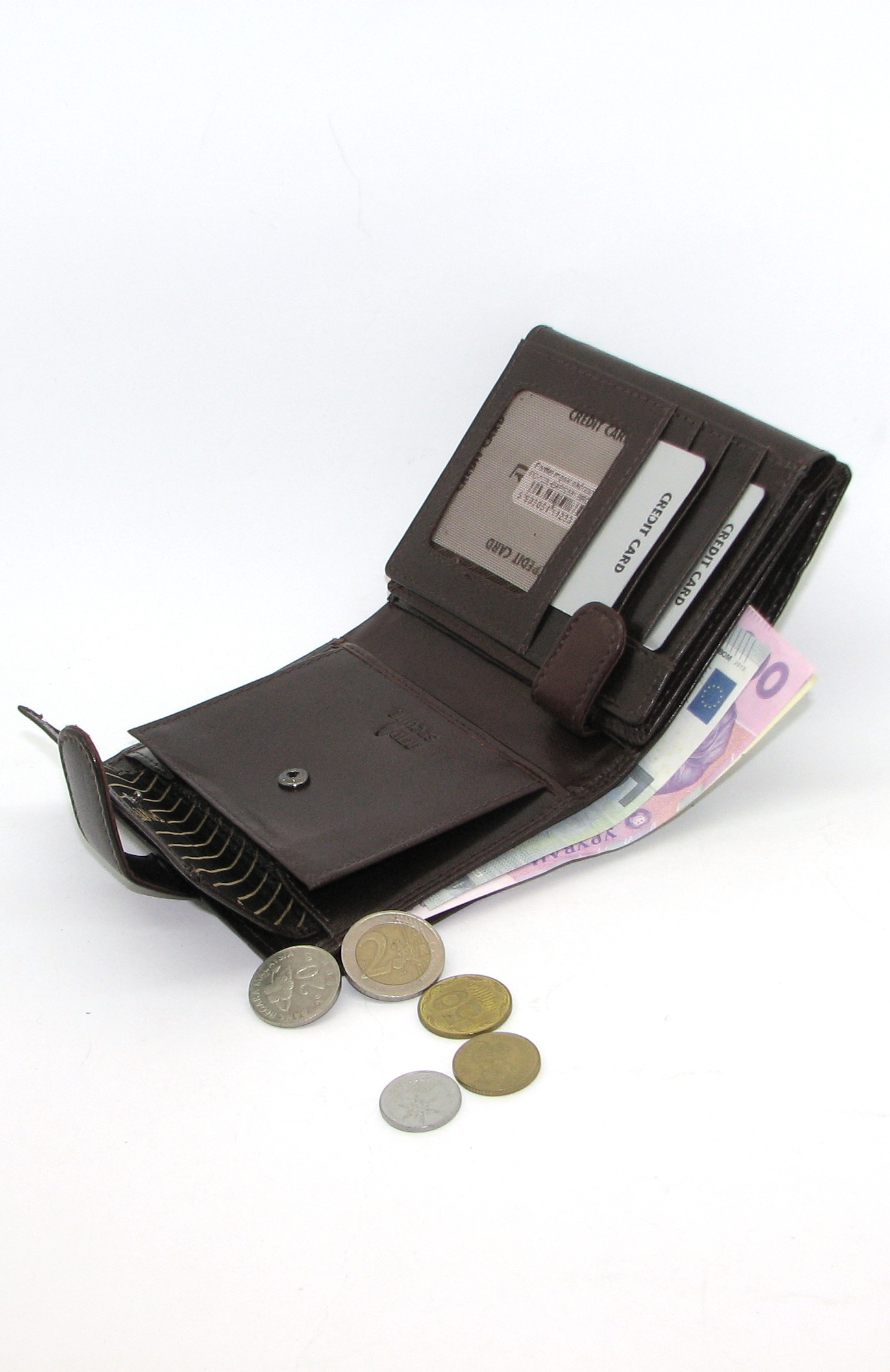 Гаманець чоловічий Rovicky PC-102L-BAR-BROWN Гаманець чоловічий Rovicky PC-102L-BAR-BROWN
