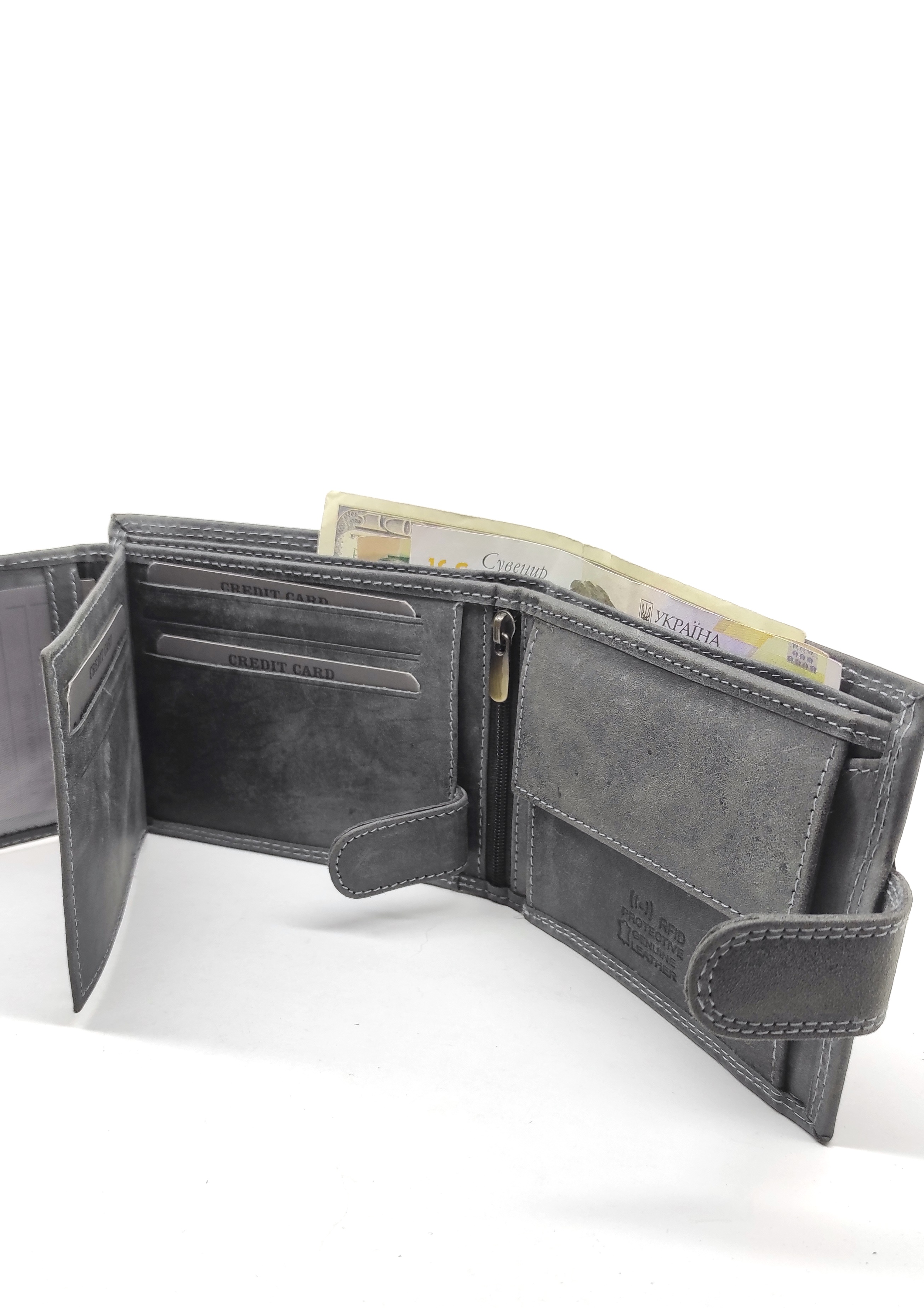 Гаманець чоловічий DNK Leather DNK-N992L-CHM-BLACK Гаманець чоловічий DNK Leather DNK-N992L-CHM-BLACK