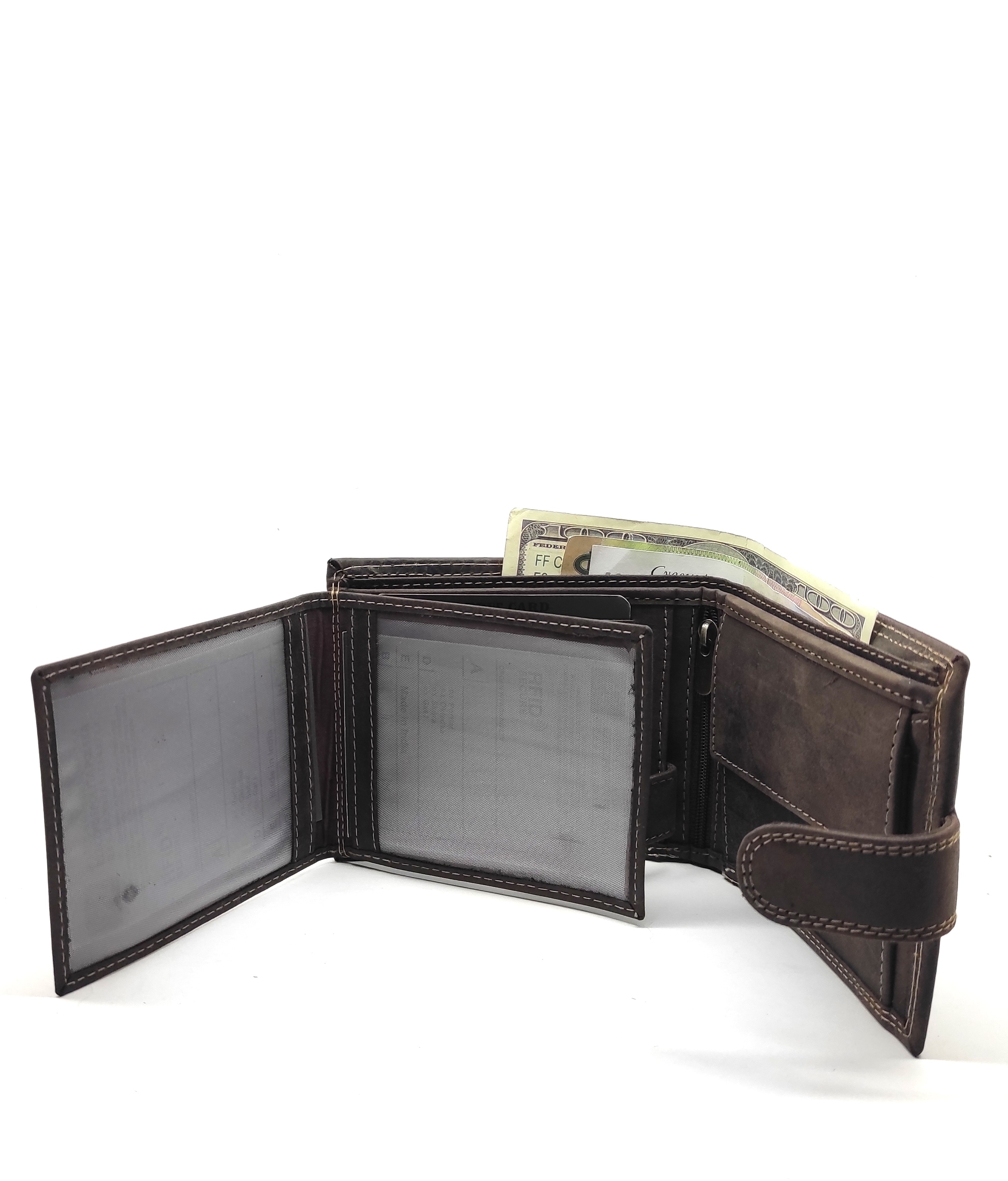 Гаманець чоловічий DNK Leather DNK-N992L-CHM-BROWN Гаманець чоловічий DNK Leather DNK-N992L-CHM-BROWN