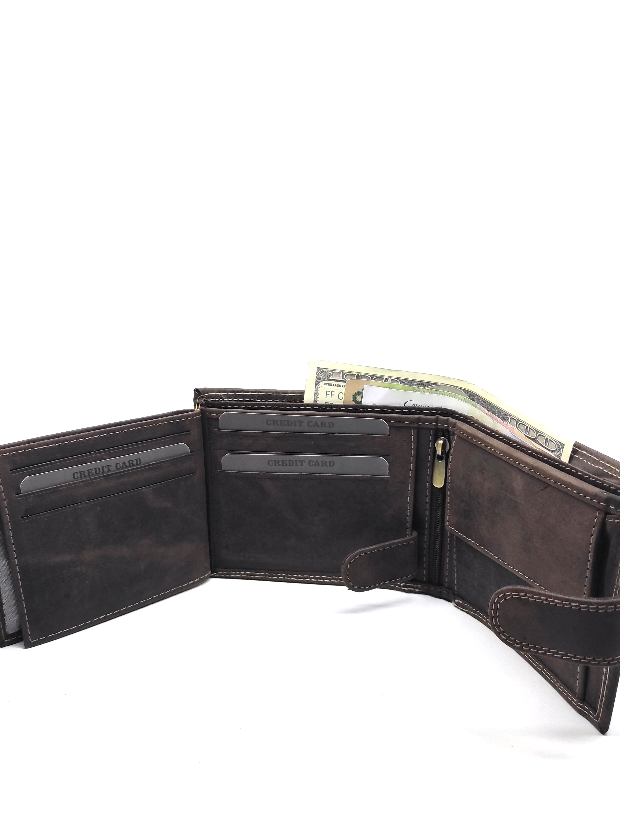 Гаманець чоловічий DNK Leather DNK-N992L-CHM-BROWN Гаманець чоловічий DNK Leather DNK-N992L-CHM-BROWN