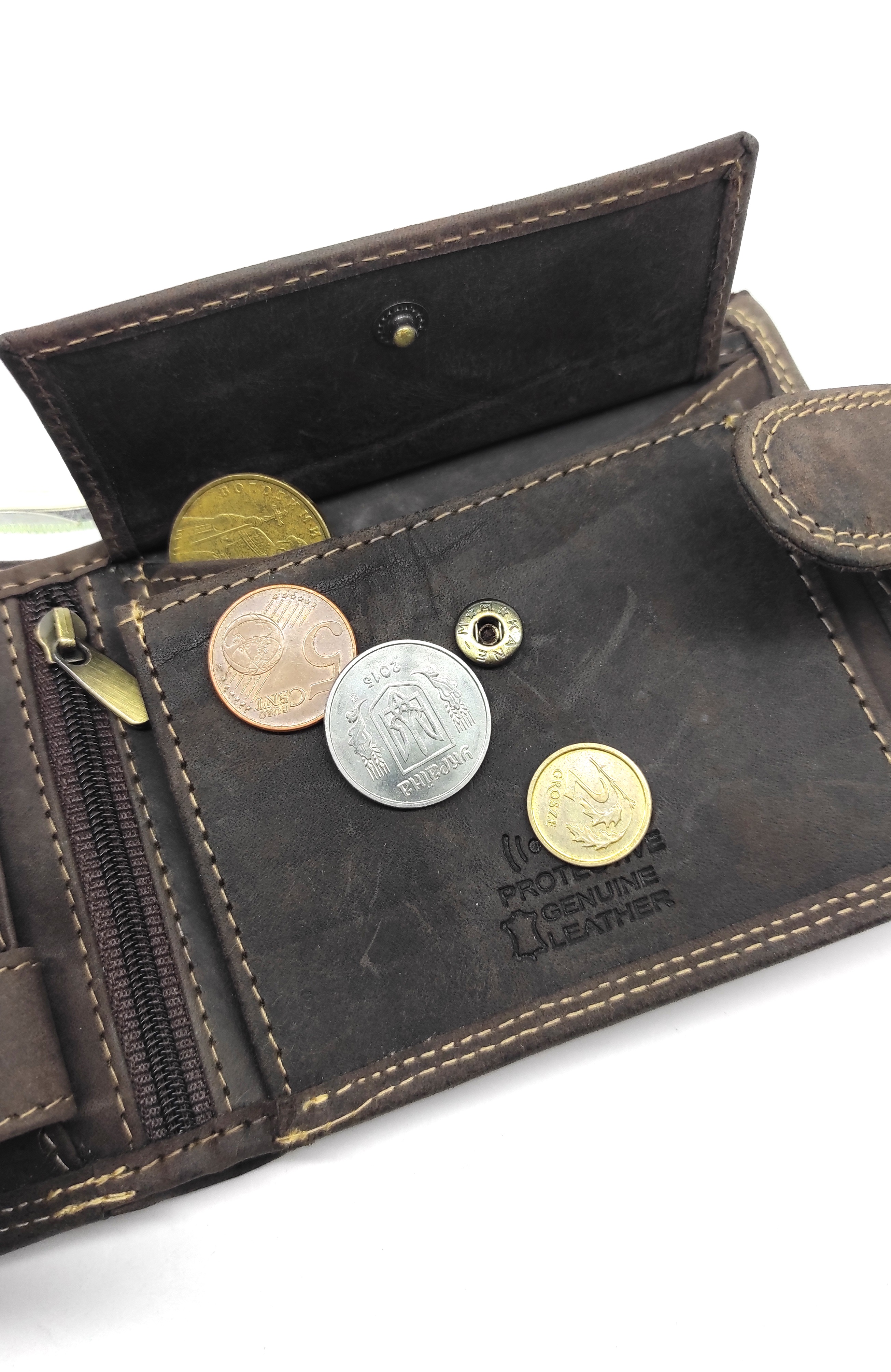 Гаманець чоловічий DNK Leather DNK-N992L-CHM-BROWN Гаманець чоловічий DNK Leather DNK-N992L-CHM-BROWN