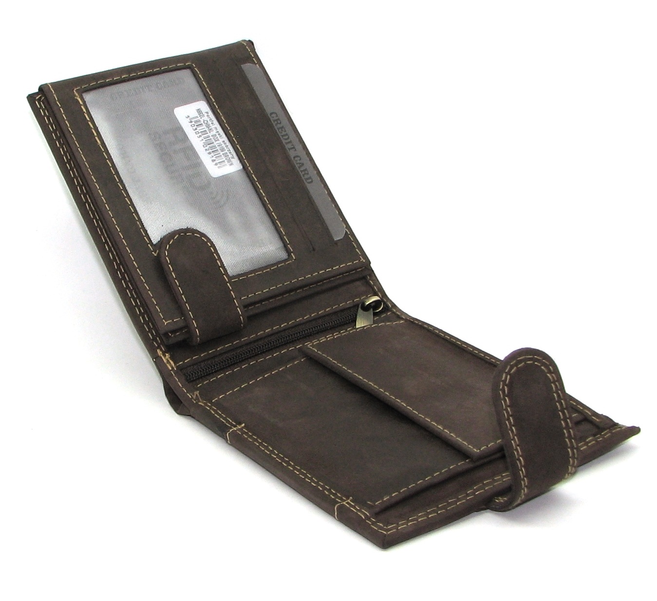 Гаманець чоловічий DNK Leather N992L-P-CHM коричневий Гаманець чоловічий DNK Leather N992L-P-CHM коричневий