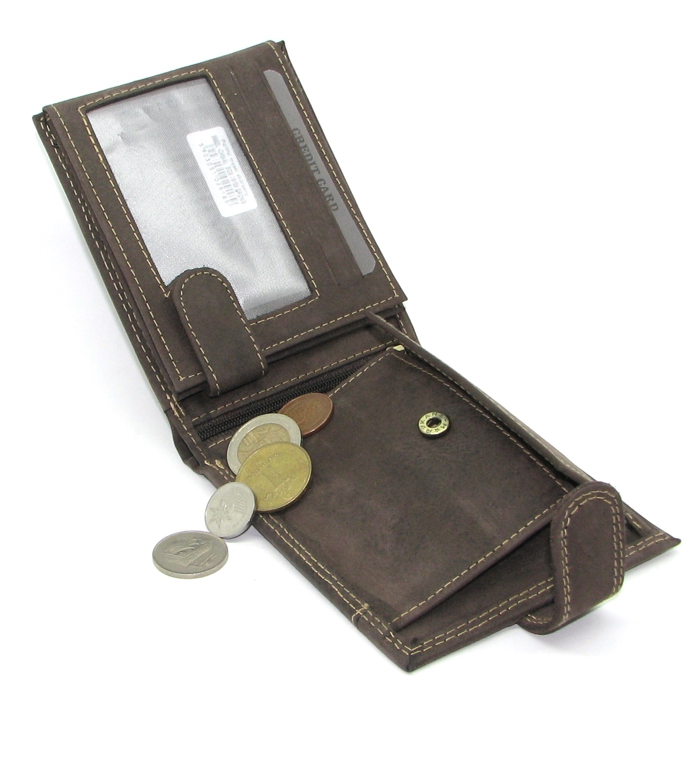 Гаманець чоловічий DNK Leather N992L-P-CHM коричневий Гаманець чоловічий DNK Leather N992L-P-CHM коричневий