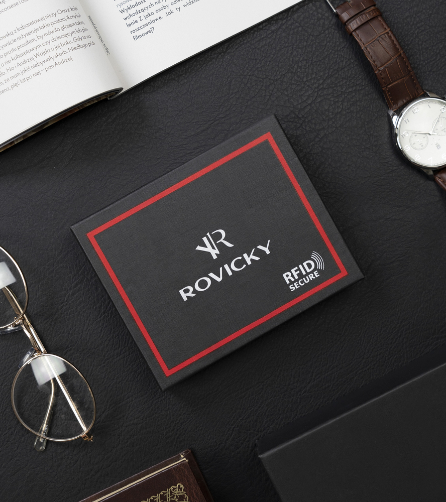 Портмоне чоловіче Rovicky N993-RVTM-GL-BLACK Портмоне чоловіче Rovicky N993-RVTM-GL-BLACK