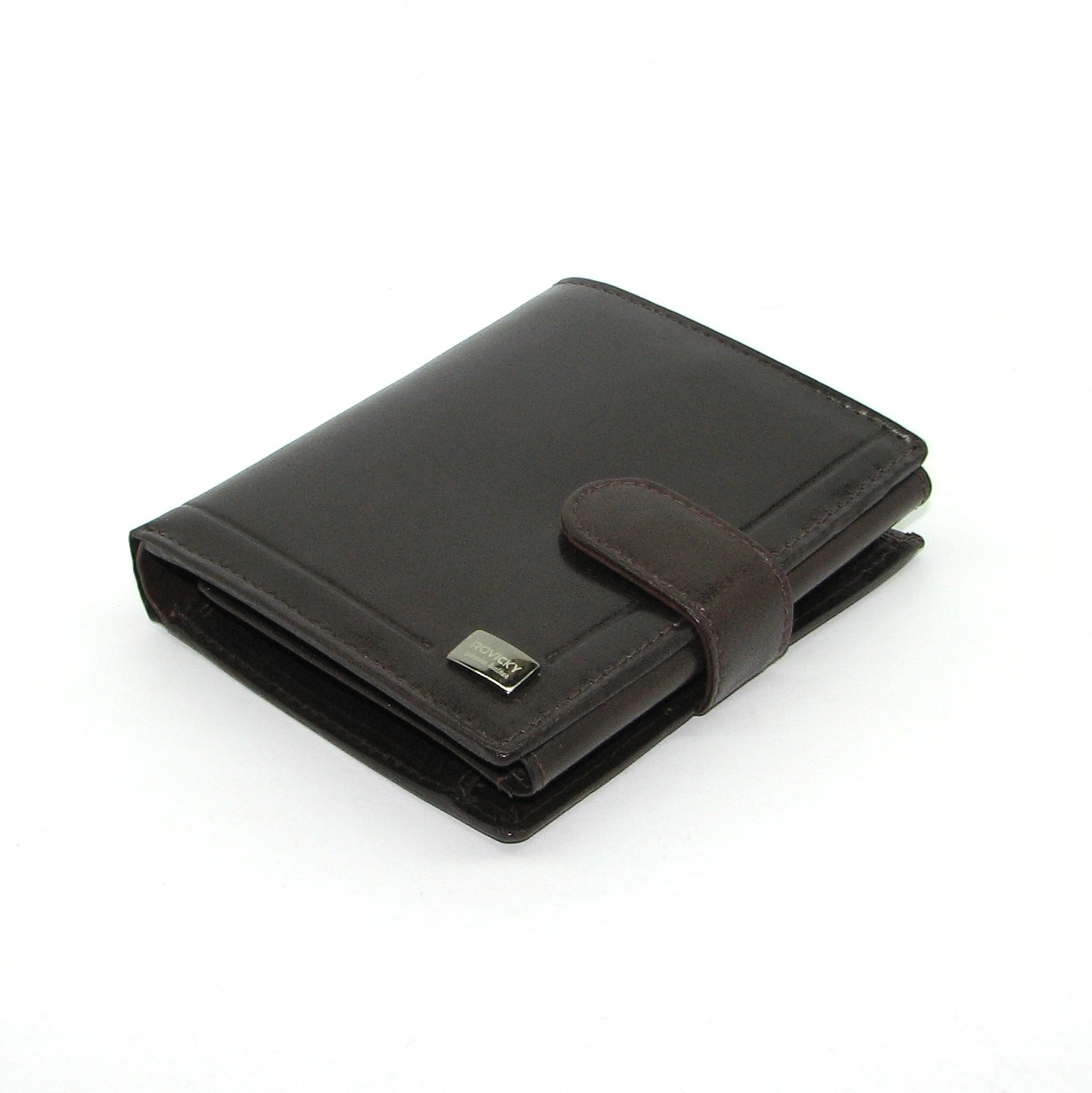 Гаманець чоловічий Rovicky PC-102L-BAR-BROWN Гаманець чоловічий Rovicky PC-102L-BAR-BROWN