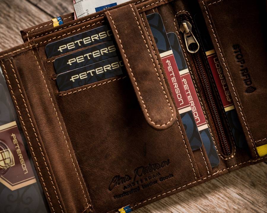 Гаманець чоловічий PETERSON PTN-303-P-UA-HUNTER Гаманець чоловічий PETERSON PTN-303-P-UA-HUNTER