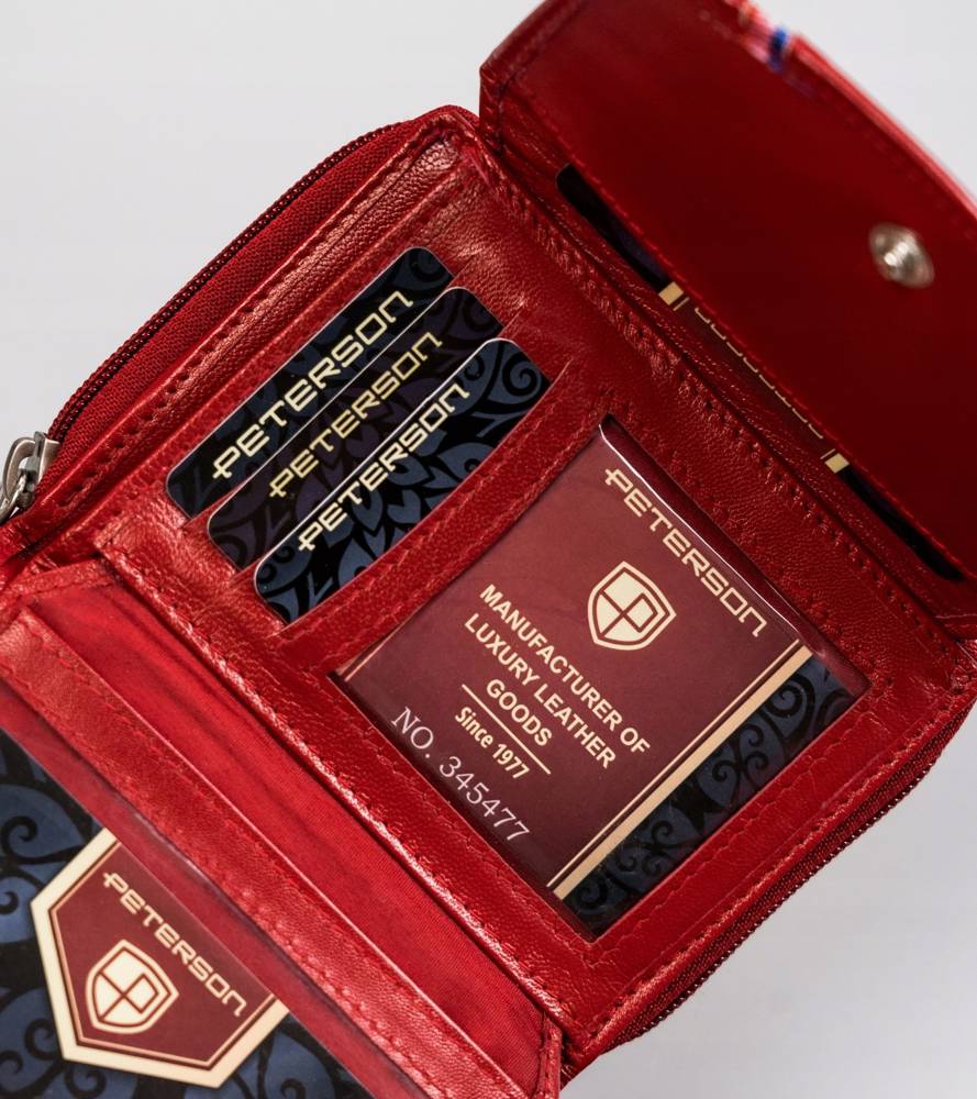 Гаманець жіночий PETERSON PTN-RD-29-GCL-Red Гаманець жіночий PETERSON PTN-RD-29-GCL-Red