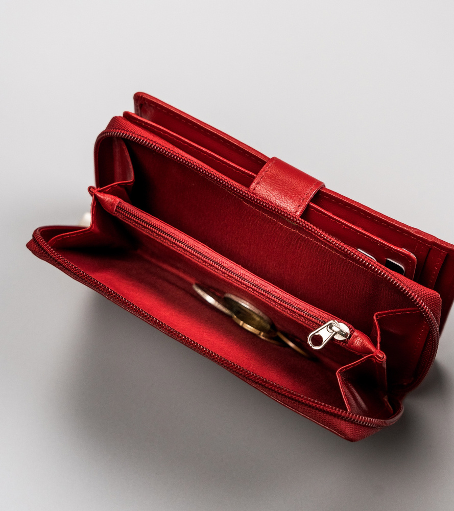Гаманець жіночий PETERSON PTN-RD-42-GCL-Red Гаманець жіночий PETERSON PTN-RD-42-GCL-Red