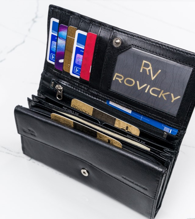 Гаманець жіночий Cavaldi RD-12-GCL-BLACK Гаманець жіночий Cavaldi RD-12-GCL-BLACK