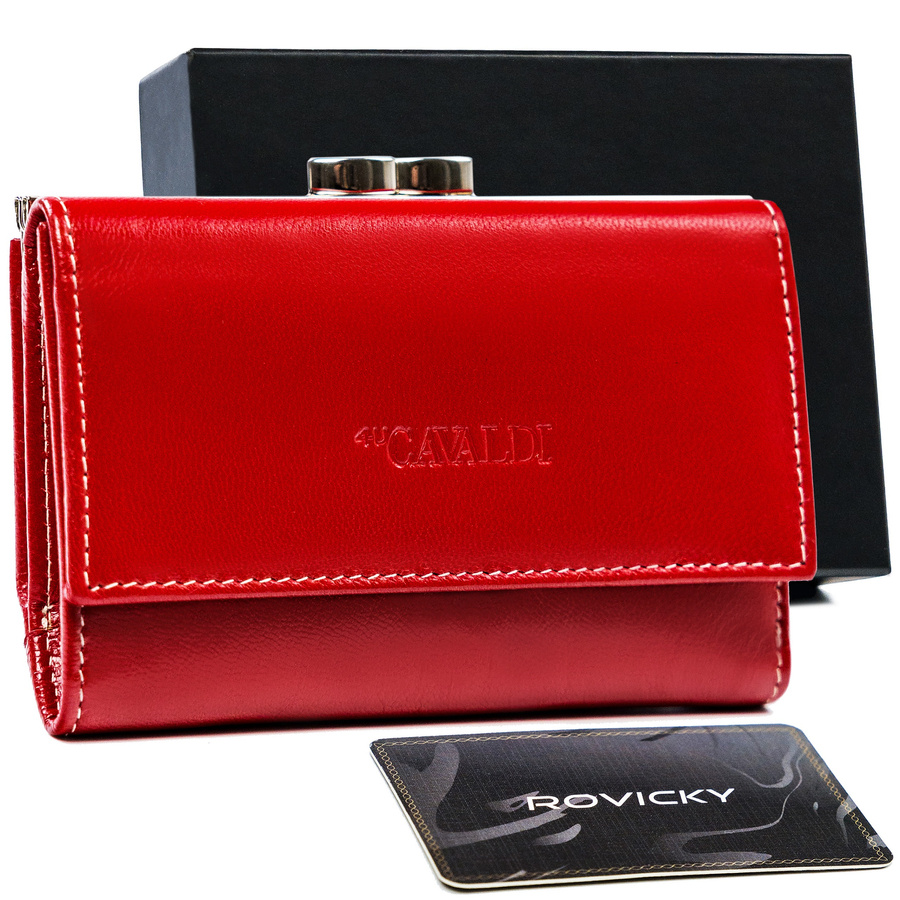 Гаманець жіночий Cavaldi RD-18-GCL-Red-Multy