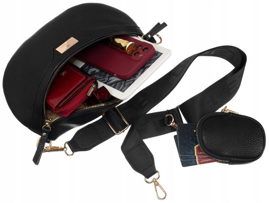 Сумка на пояс жіноча PETERSON PTN-NER-ALE-7-6312-Black Сумка на пояс жіноча PETERSON PTN-NER-ALE-7-6312-Black