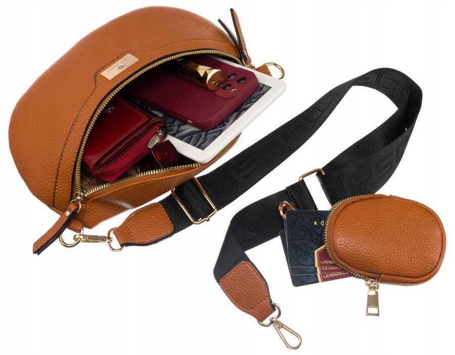 Сумка на пояс жіноча PETERSON PTN-NER-ALE-7-6367-Camel Сумка на пояс жіноча PETERSON PTN-NER-ALE-7-6367-Camel