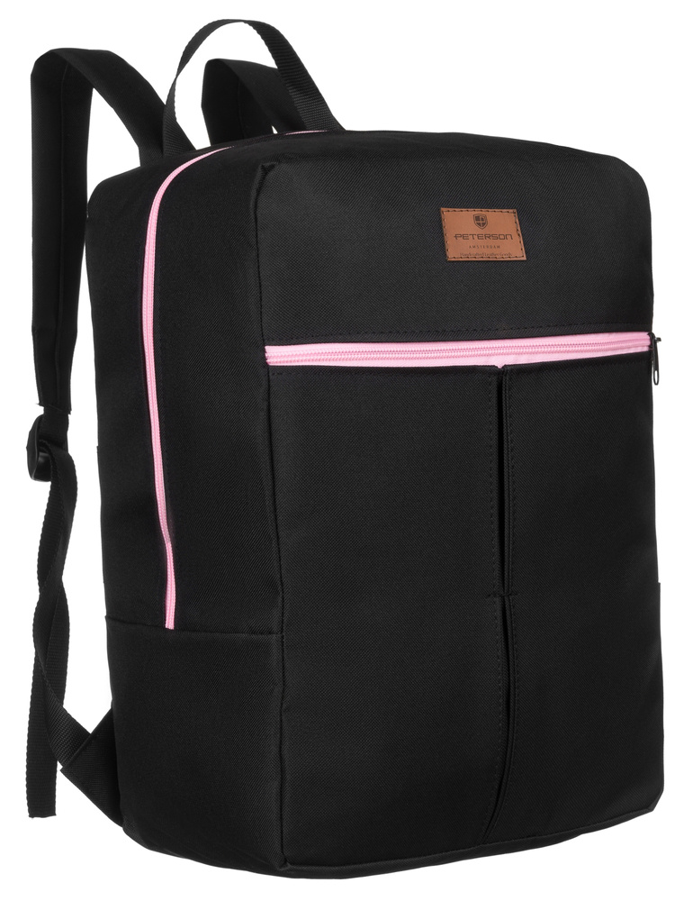Дорожній рюкзак для ручної поклажі 40 x 20 x 25 PETERSON PP-BLACK-PINK