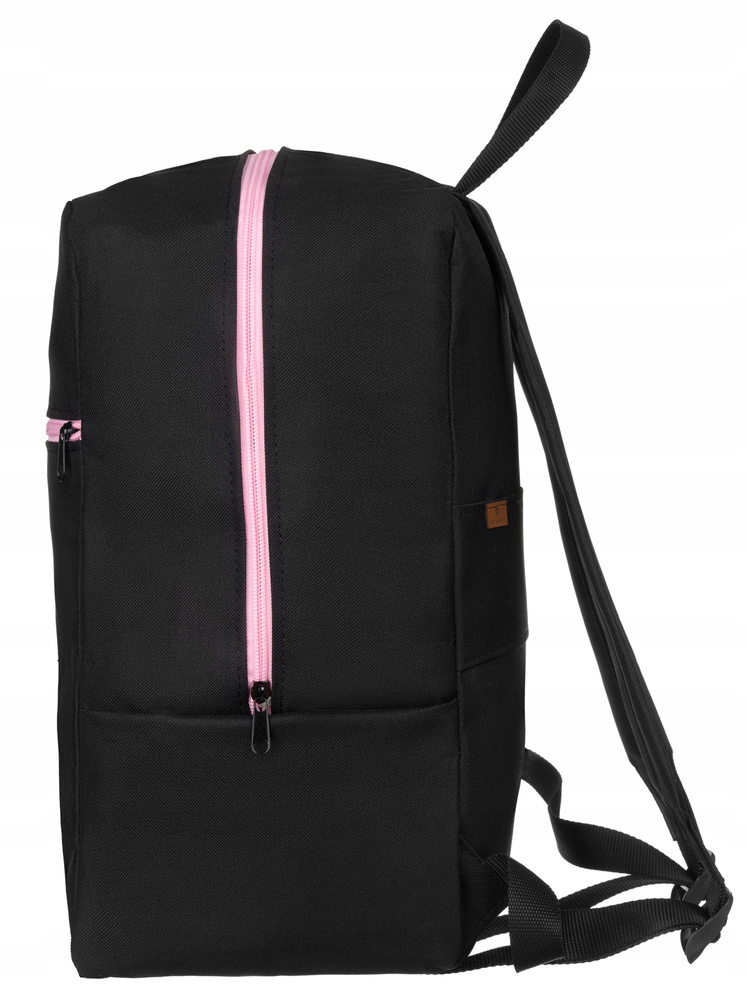 Дорожній рюкзак для ручної поклажі 40 x 20 x 25 PETERSON PP-BLACK-PINK Дорожній рюкзак для ручної поклажі 40 x 20 x 25 PETERSON PP-BLACK-PINK