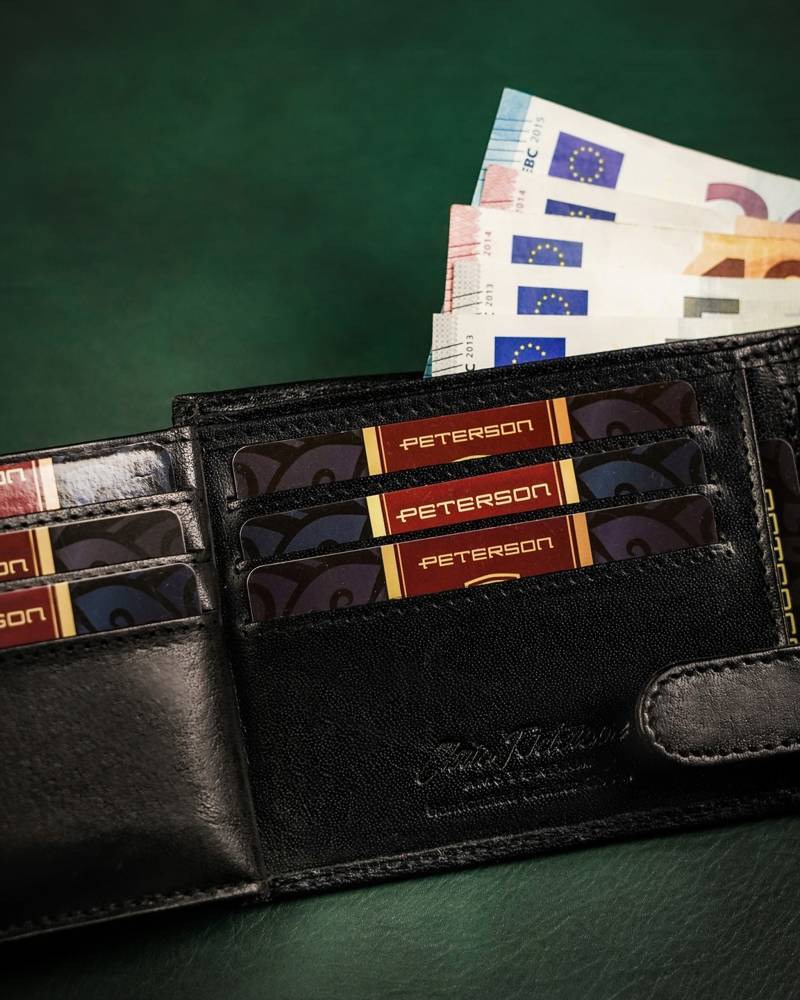 Портмоне чоловіче PETERSON PTN-304Z-P-Black Портмоне чоловіче PETERSON PTN-304Z-P-Black