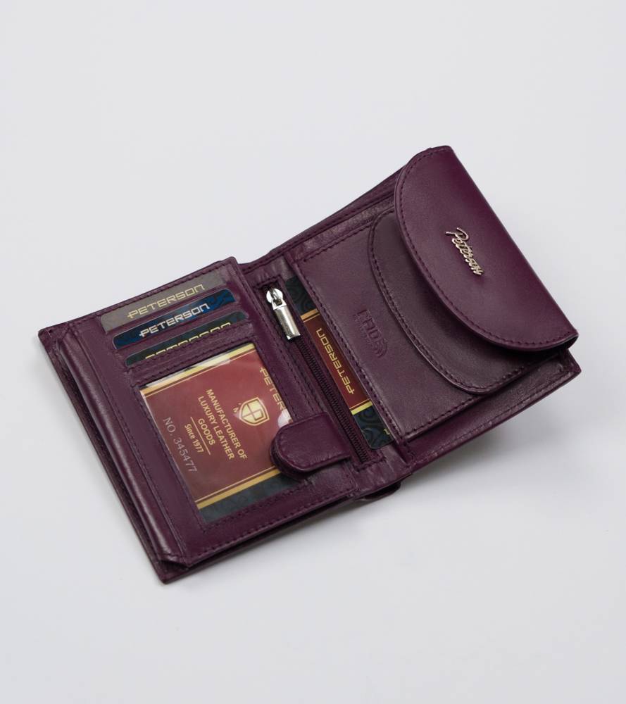 Гаманець жіночий PETERSON PTN-RD-357-MCL-M-Purple Гаманець жіночий PETERSON PTN-RD-357-MCL-M-Purple