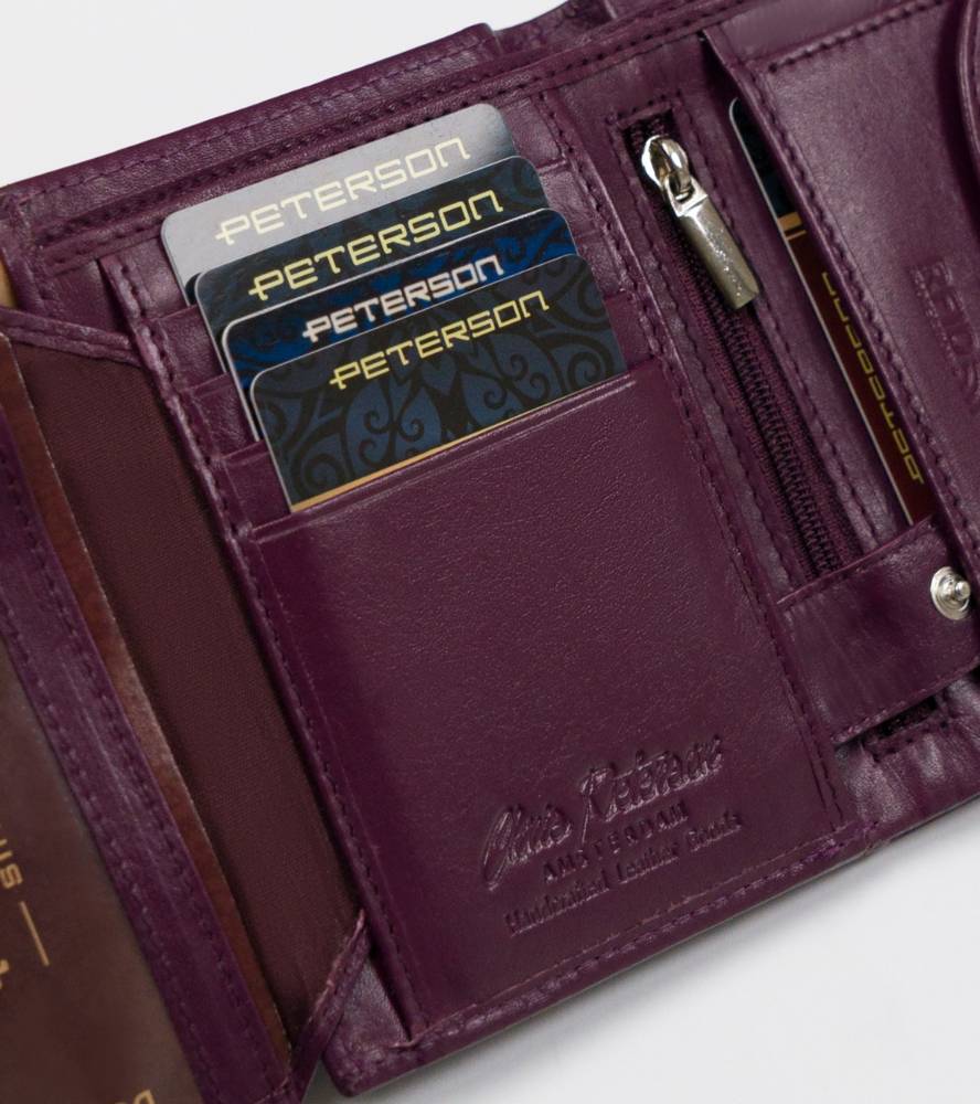 Гаманець жіночий PETERSON PTN-RD-357-MCL-M-Purple Гаманець жіночий PETERSON PTN-RD-357-MCL-M-Purple
