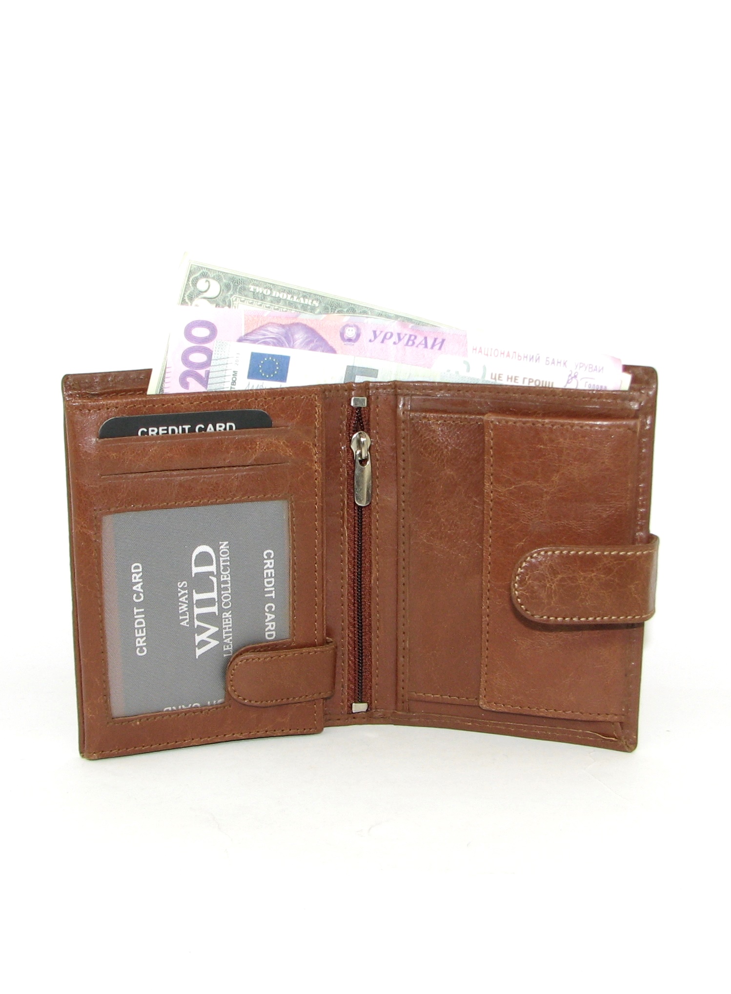 Гаманець чоловічий Always Wild N4L-GTC-BROWN Гаманець чоловічий Always Wild N4L-GTC-BROWN