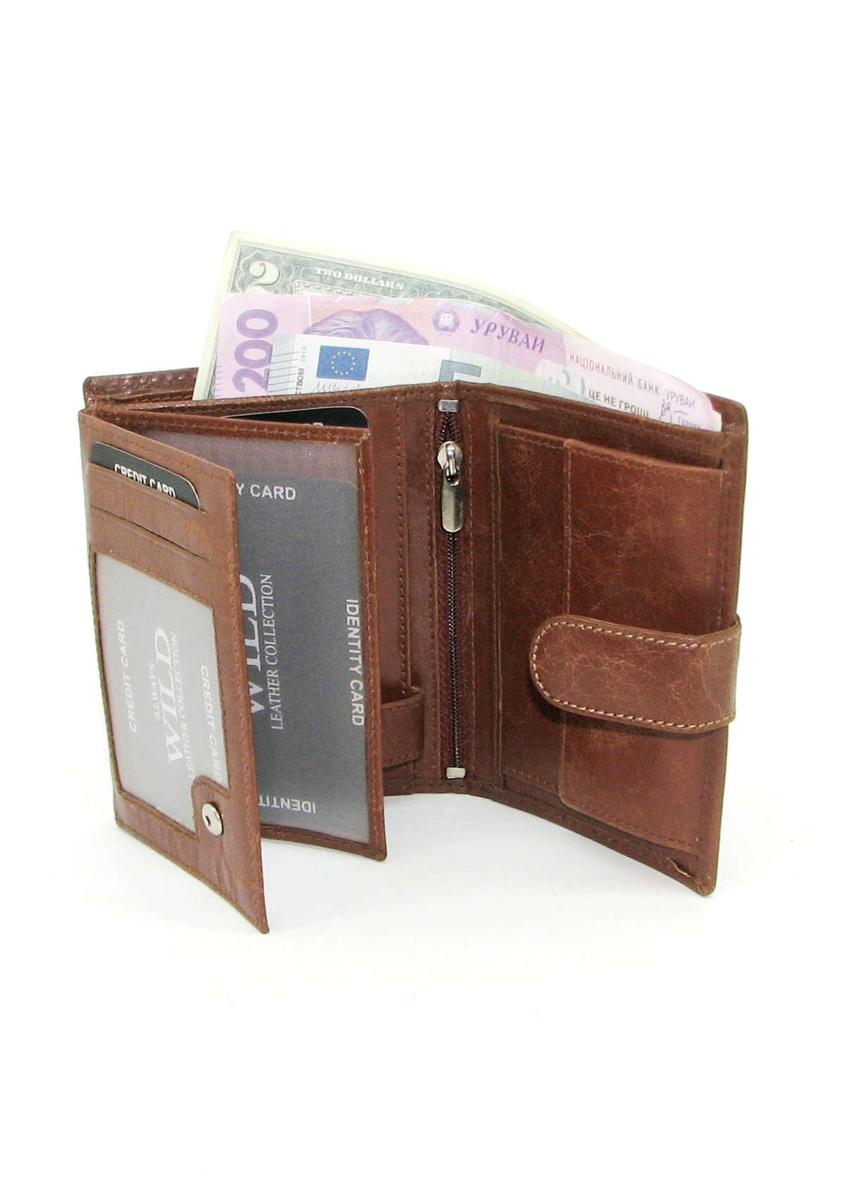 Гаманець чоловічий Always Wild N4L-GTC-BROWN Гаманець чоловічий Always Wild N4L-GTC-BROWN