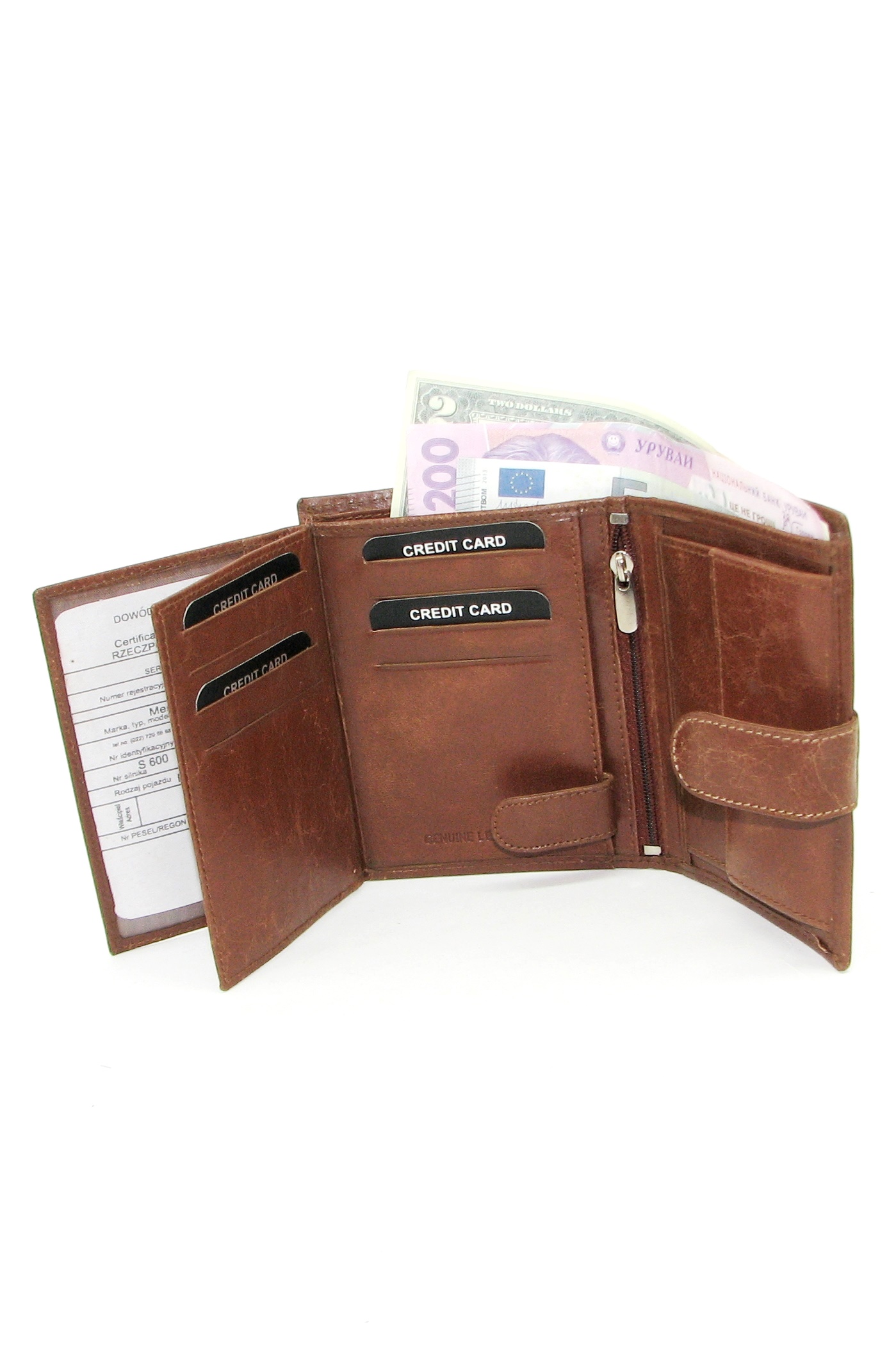 Гаманець чоловічий Always Wild N4L-GTC-BROWN Гаманець чоловічий Always Wild N4L-GTC-BROWN