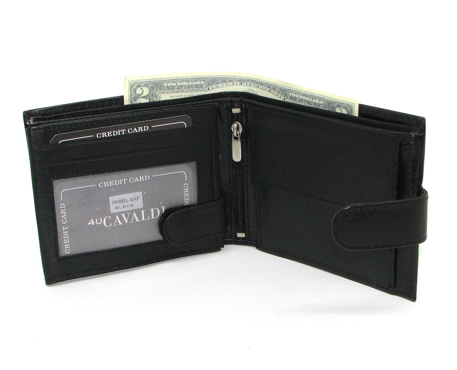 Гаманець чоловічий N992L-GAP-BLACK Гаманець чоловічий N992L-GAP-BLACK
