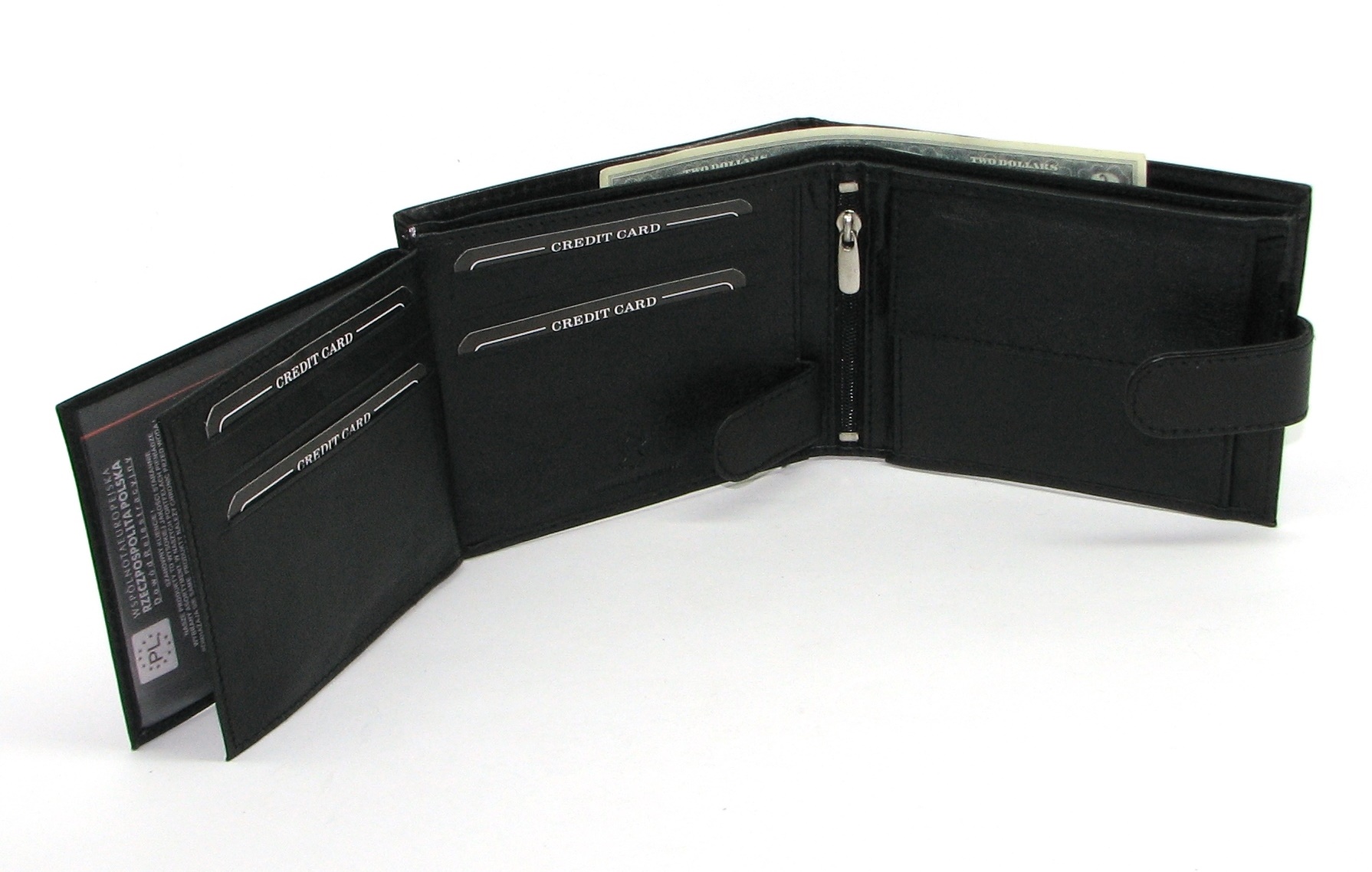 Гаманець чоловічий N992L-GAP-BLACK Гаманець чоловічий N992L-GAP-BLACK