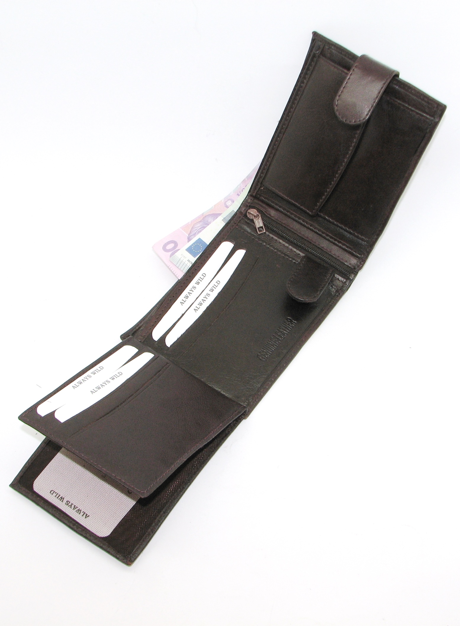 Гаманець чоловічий Always Wild N992L-VTK-BROWN Гаманець чоловічий Always Wild N992L-VTK-BROWN