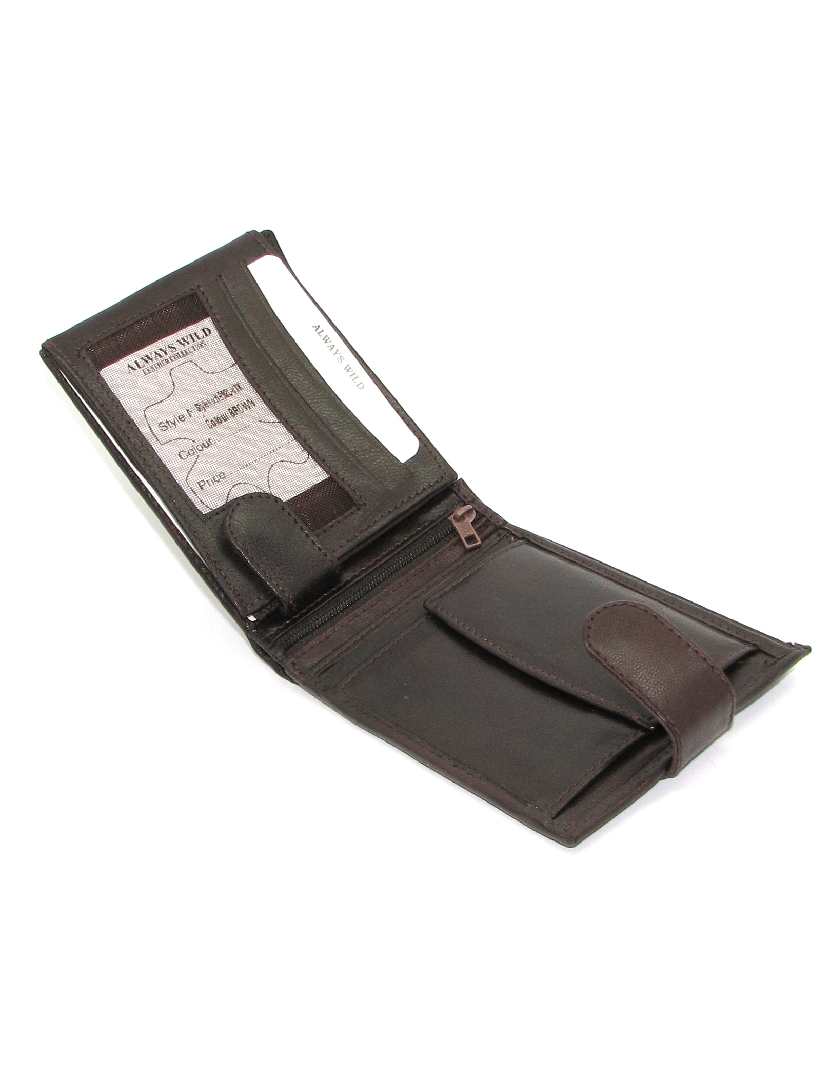 Гаманець чоловічий Always Wild N992L-VTK-BROWN Гаманець чоловічий Always Wild N992L-VTK-BROWN