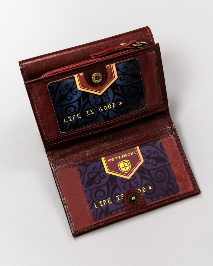 Гаманець жіночий PETERSON PTN-247-BO-Wine Гаманець жіночий PETERSON PTN-247-BO-Wine