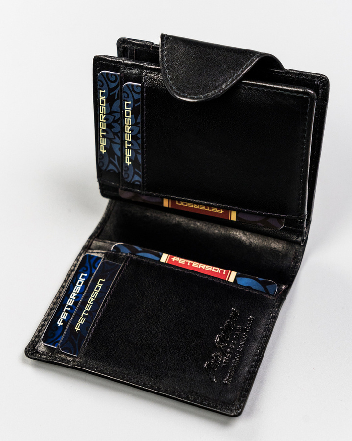 Гаманець жіночий PETERSON PTN-2517-BO-Black Гаманець жіночий PETERSON PTN-2517-BO-Black