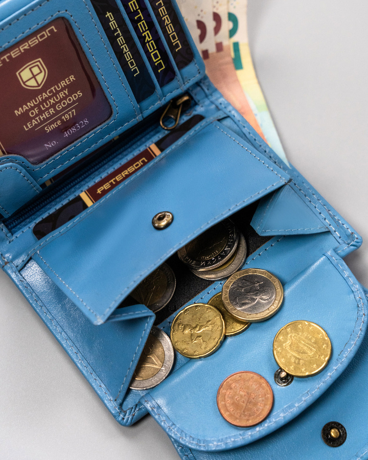 Гаманець жіночий PETERSON PTN-405-BO-Blue Гаманець жіночий PETERSON PTN-405-BO-Blue