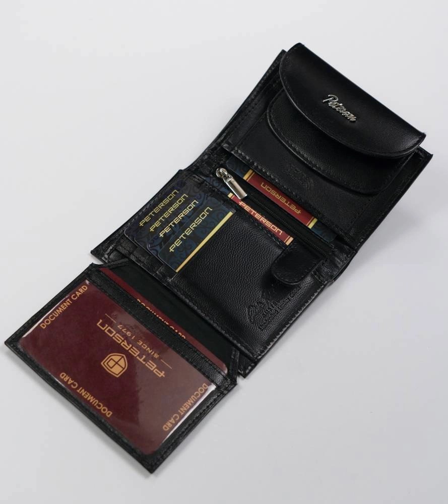 Гаманець жіночий PETERSON PTN-RD-357-MCL-M-Black Гаманець жіночий PETERSON PTN-RD-357-MCL-M-Black