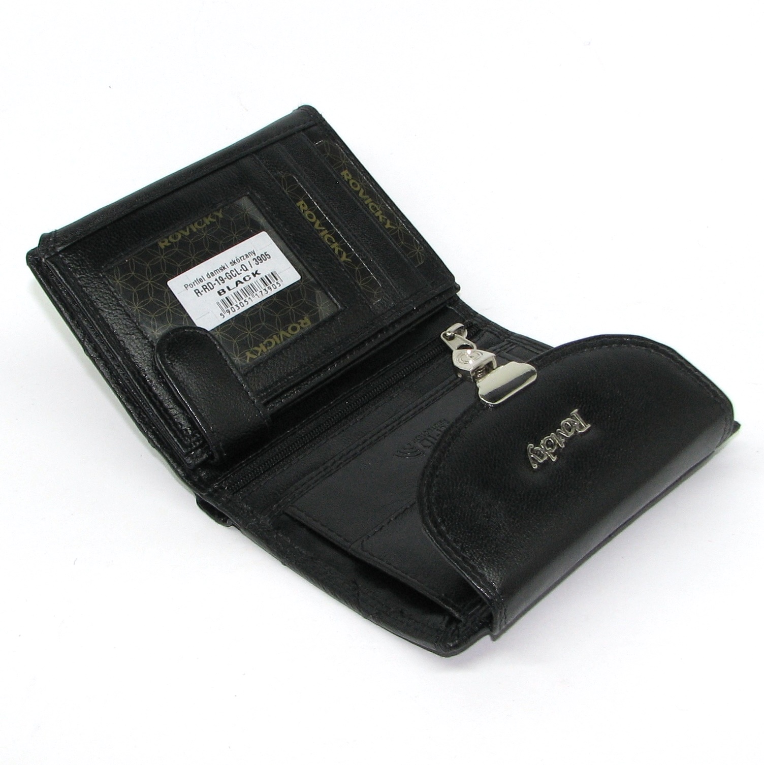 Гаманець жіночий Rovicky R-RD-19-GCL-Q-BLACK Гаманець жіночий Rovicky R-RD-19-GCL-Q-BLACK