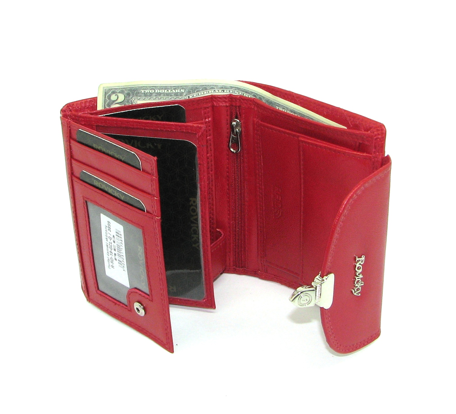 Гаманець жіночий Rovicky R-RD-19-GCL-Q-RED Гаманець жіночий Rovicky R-RD-19-GCL-Q-RED