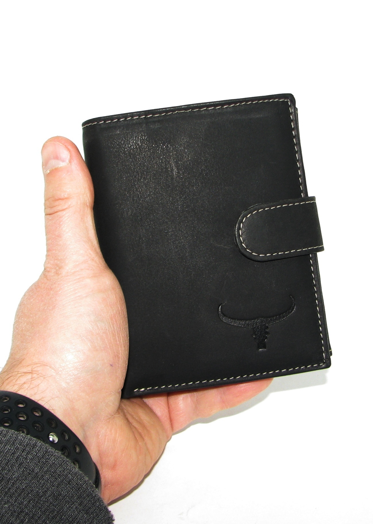 Гаманець чоловічий Buffalo Wild RM-04L-BAW-T-BLACK Гаманець чоловічий Buffalo Wild RM-04L-BAW-T-BLACK