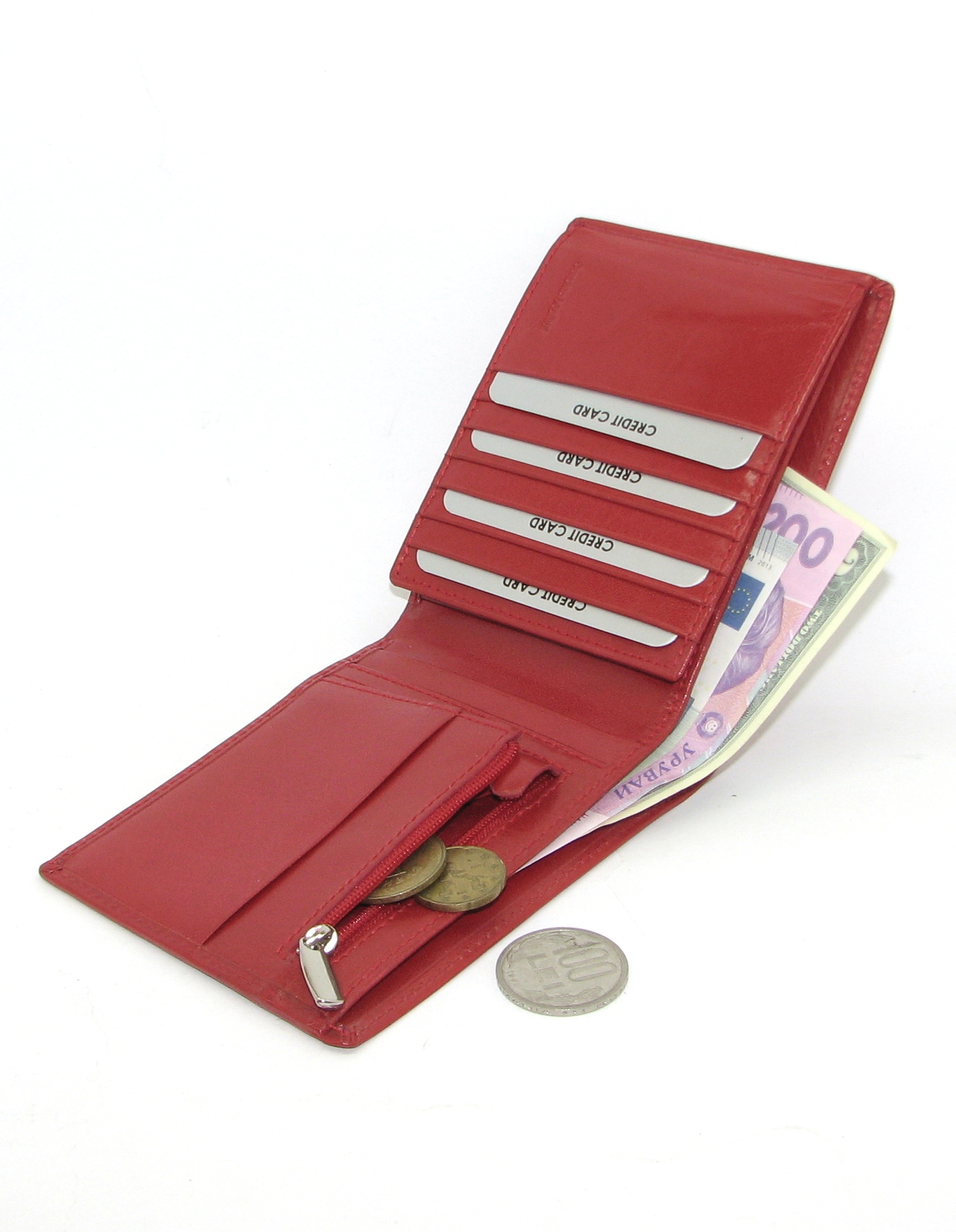 Гаманець жіночий Rovicky W3008-BAR-RED Гаманець жіночий Rovicky W3008-BAR-RED