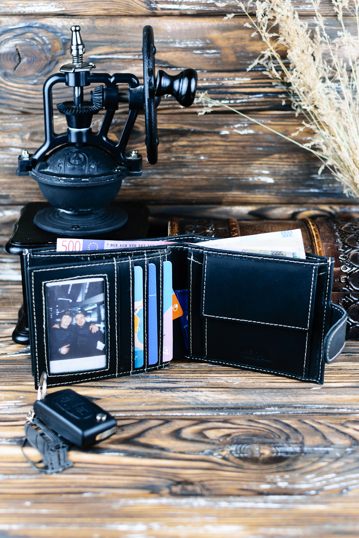 Гаманець чоловічий DNK Leather DNK-01L-BAW-BLACK Гаманець чоловічий DNK Leather DNK-01L-BAW-BLACK